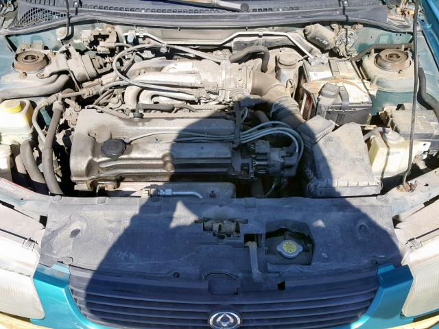 JM1BB1412T0316287 - 1996 MAZDA PROTEGE DX GREEN photo 7