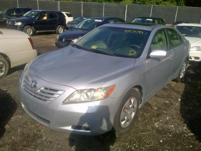 4T1BE46K97U113258 - 2007 TOYOTA CAMRY NEW SILVER photo 2