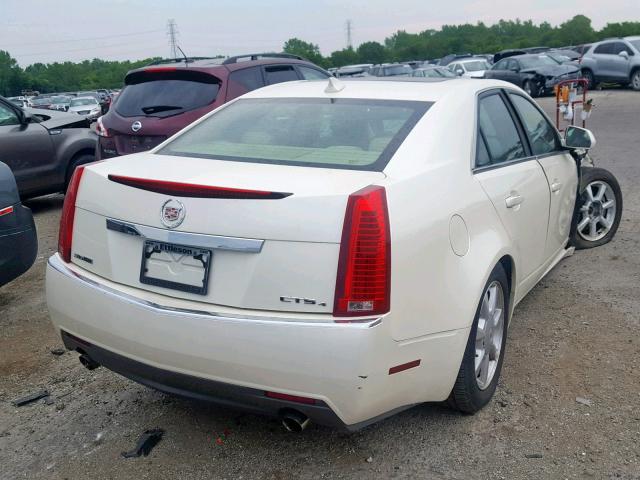 1G6DS57V890145443 - 2009 CADILLAC CTS HI FEA WHITE photo 4