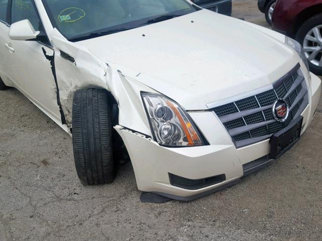 1G6DS57V890145443 - 2009 CADILLAC CTS HI FEA WHITE photo 9