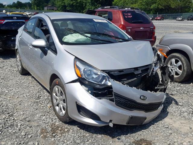 KNADM4A31G6658596 - 2016 KIA RIO LX SILVER photo 1