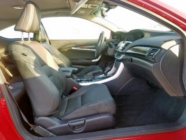 1HGCT2B81EA008467 - 2014 HONDA ACCORD EXL RED photo 5