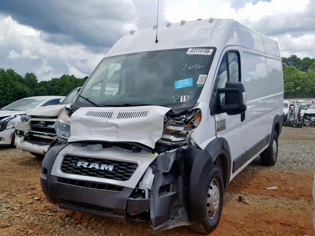 3C6TRVCG2KE522686 - 2019 RAM PROMASTER 白色 照片 2
