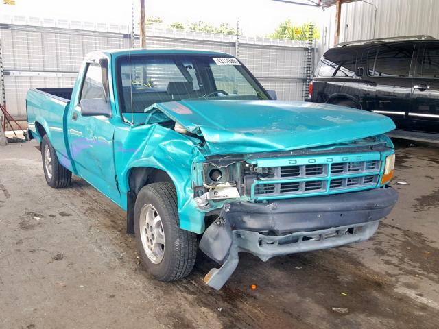 1B7FL26X4TW702924 - 1996 DODGE DAKOTA TEAL photo 1