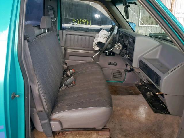 1B7FL26X4TW702924 - 1996 DODGE DAKOTA TEAL photo 5