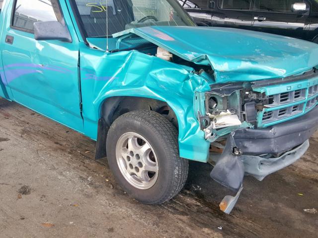 1B7FL26X4TW702924 - 1996 DODGE DAKOTA TEAL photo 9