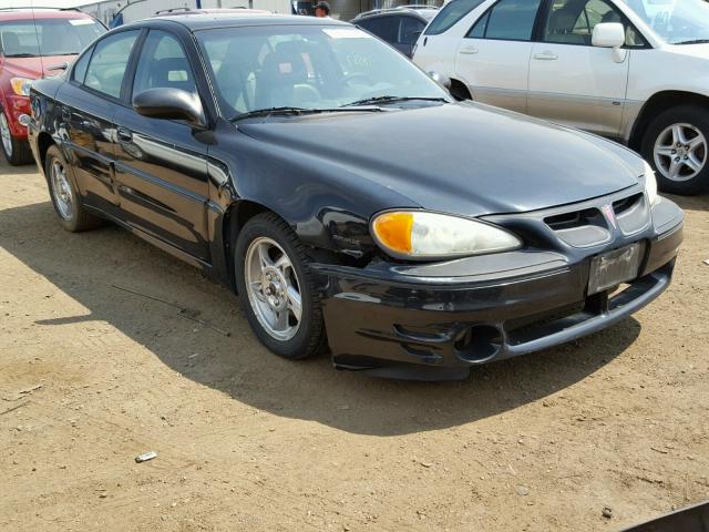 1G2NW52E84C189435 - 2004 PONTIAC GRAND AM G BLACK photo 1