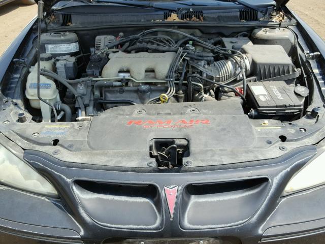 1G2NW52E84C189435 - 2004 PONTIAC GRAND AM G BLACK photo 7