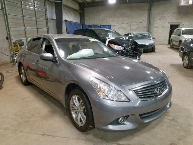 JN1CV6AR1DM768358 - 2013 INFINITI G37 GRAY photo 1