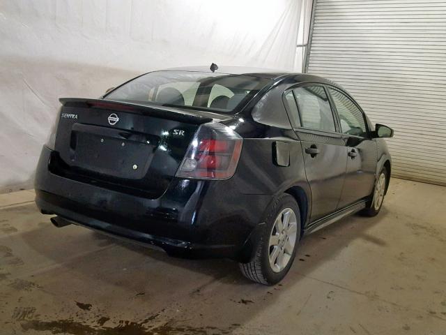 3N1AB6AP1CL702710 - 2012 NISSAN SENTRA 2.0 BLACK photo 4