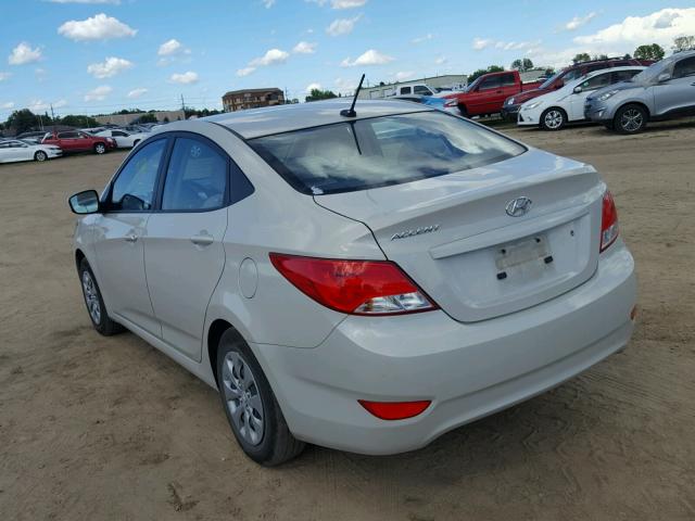 KMHCT4AE7HU171141 - 2017 HYUNDAI ACCENT SE TAN photo 3