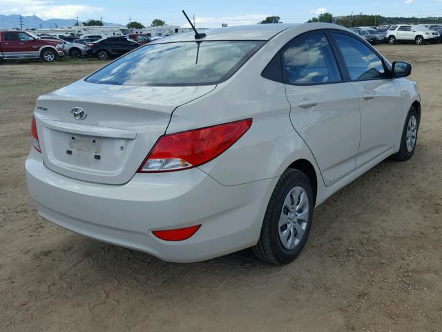 KMHCT4AE7HU171141 - 2017 HYUNDAI ACCENT SE TAN photo 4