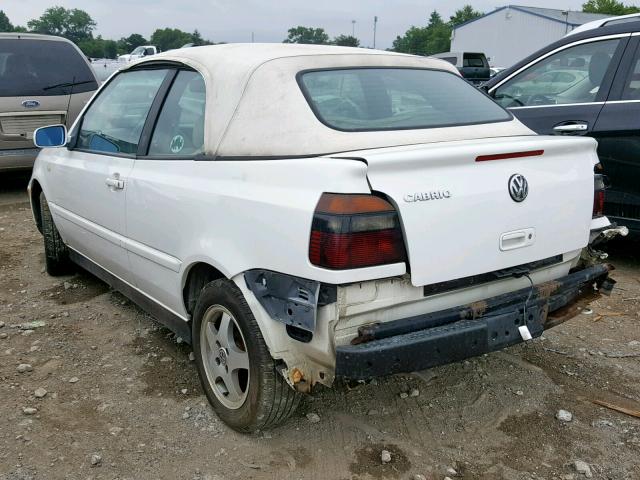 3VWDC21V0YM806229 - 2000 VOLKSWAGEN CABRIO GLS WHITE photo 3