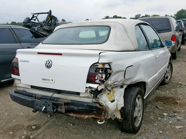 3VWDC21V0YM806229 - 2000 VOLKSWAGEN CABRIO GLS WHITE photo 4