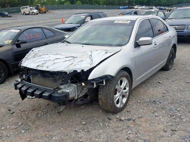 3FAHP0CG7BR336356 - 2011 FORD FUSION SEL SILVER photo 2