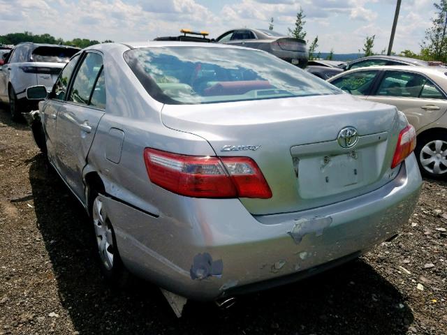 4T1BK46K97U028204 - 2007 TOYOTA CAMRY NEW SILVER photo 3