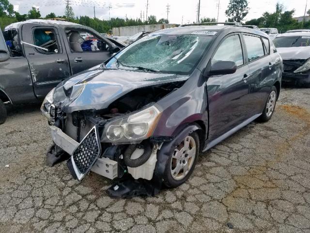 5Y2SM67029Z467161 - 2009 PONTIAC VIBE GRAY photo 2