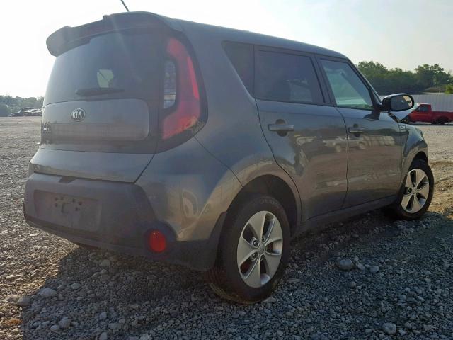 KNDJN2A27G7325473 - 2016 KIA SOUL GRAY photo 4