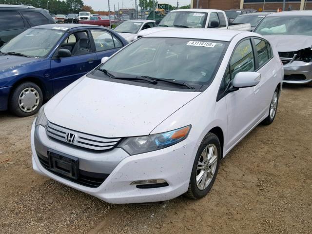 JHMZE2H74AS006037 - 2010 HONDA INSIGHT EX WHITE photo 2