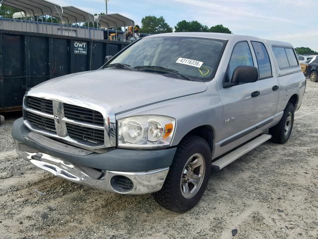 1D7HA18N98S564421 - 2008 DODGE RAM 1500 S SILVER photo 2