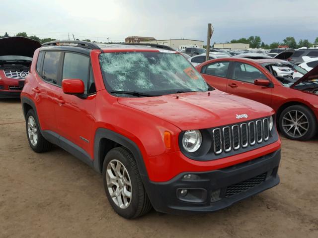 ZACCJABT0FPB53498 - 2015 JEEP RENEGADE L RED photo 1