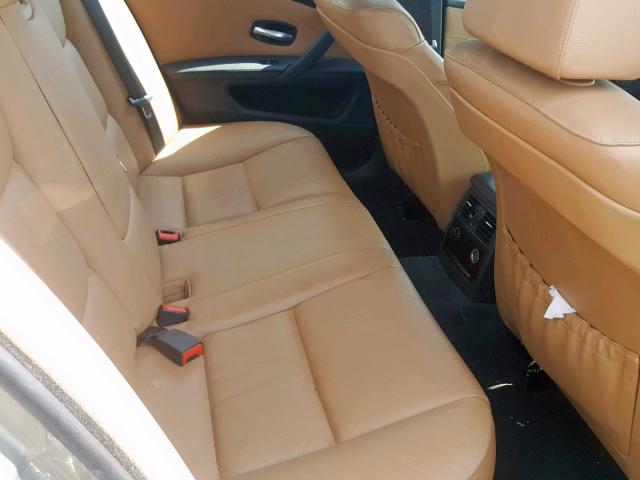 WBANW13588CZ73765 - 2008 BMW 535 I GOLD photo 6