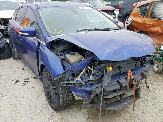 1FAHP3N25CL347245 - 2012 FORD FOCUS TITA BLUE photo 1