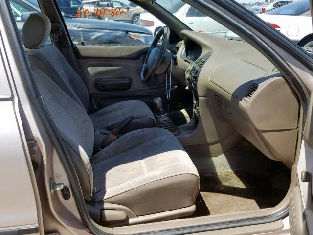 1Y1SK5269SZ063920 - 1995 GEO PRIZM BASE ოქროსფერი ფოტო 5