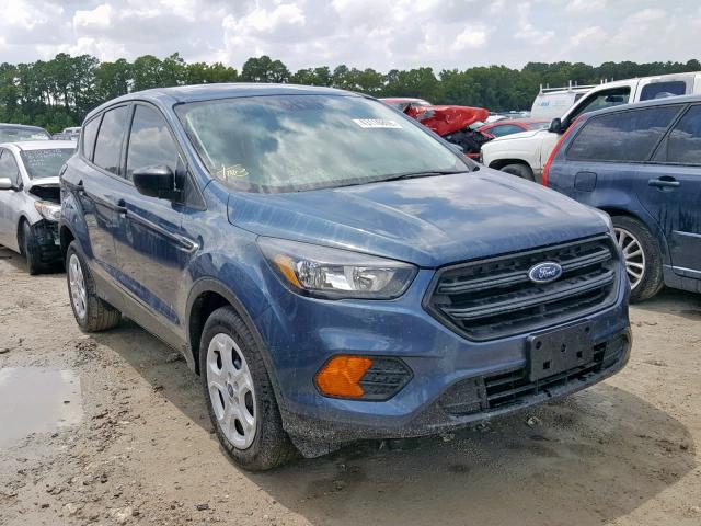 1FMCU0F71JUB11460 - 2018 FORD ESCAPE S BLUE photo 1