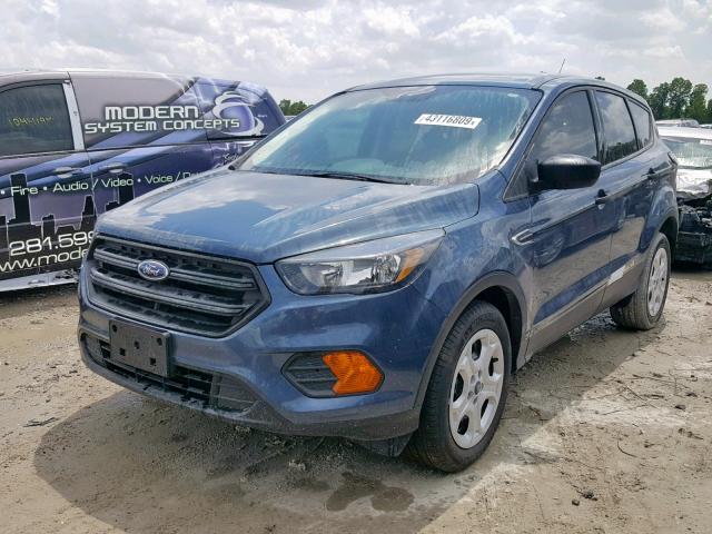 1FMCU0F71JUB11460 - 2018 FORD ESCAPE S BLUE photo 2