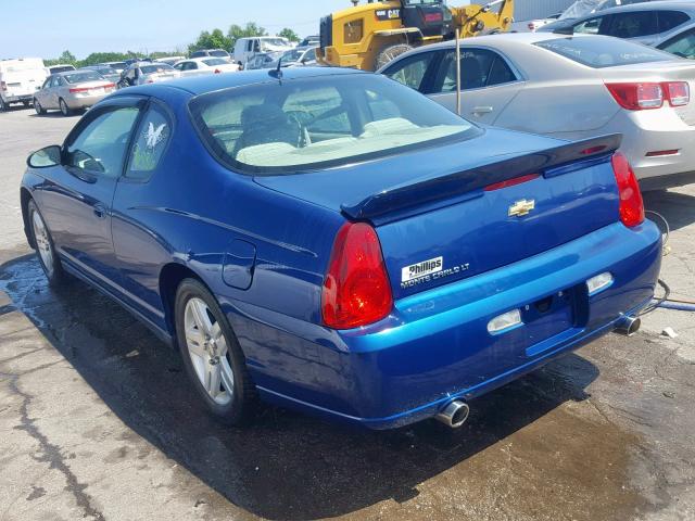 2G1WK151469291766 - 2006 CHEVROLET MONTE CARL BLUE photo 3