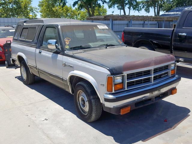 1B7GN14M2HS473594 - 1987 DODGE DAKOTA BLUE photo 1