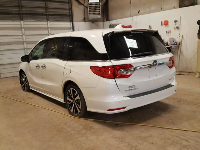 5FNRL6H94JB097470 - 2018 HONDA ODYSSEY EL WHITE photo 3