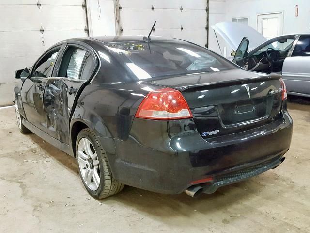 6G2ER57769L234657 - 2009 PONTIAC G8 BLACK photo 3