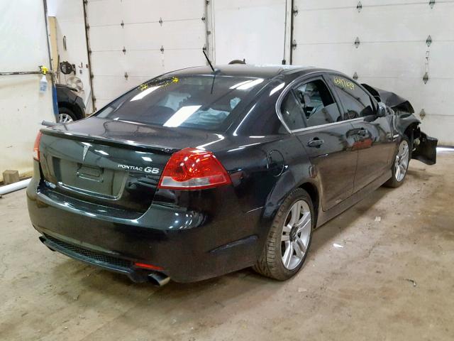 6G2ER57769L234657 - 2009 PONTIAC G8 BLACK photo 4