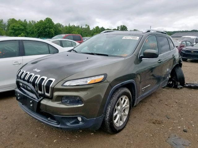 1C4PJMCS4GW114820 - 2016 JEEP CHEROKEE L BLUE photo 2