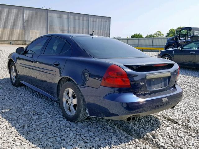 2G2WP582X81147326 - 2008 PONTIAC GRAND PRIX BLUE photo 3