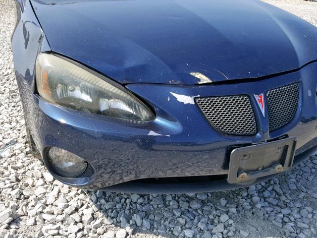 2G2WP582X81147326 - 2008 PONTIAC GRAND PRIX BLUE photo 9