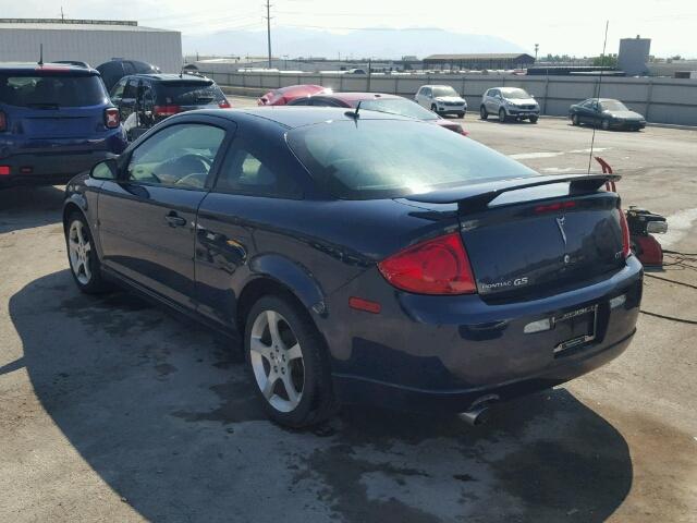 1G2AT18H697268619 - 2009 PONTIAC G5 GT BLUE photo 3