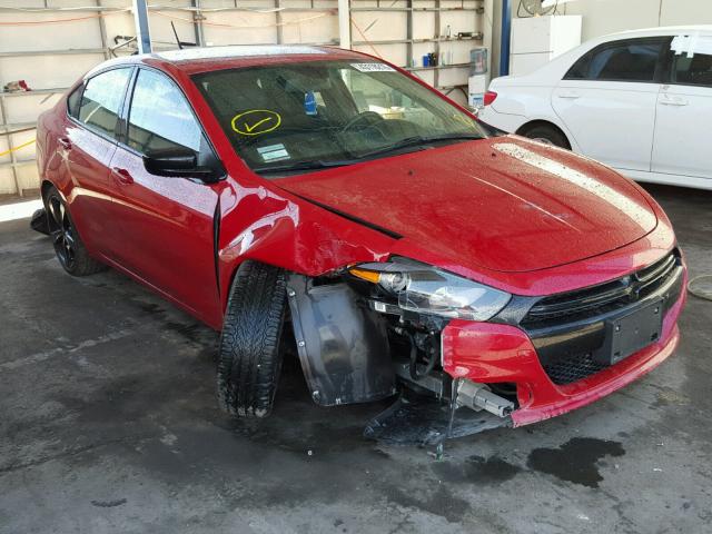 1C3CDFBB8FD112571 - 2015 DODGE DART SXT RED photo 1