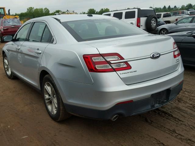 1FAHP2E87DG232557 - 2013 FORD TAURUS SEL SILVER photo 3