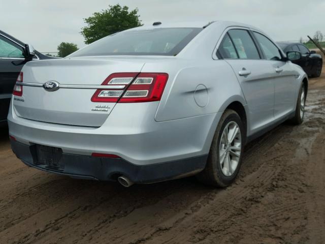 1FAHP2E87DG232557 - 2013 FORD TAURUS SEL SILVER photo 4