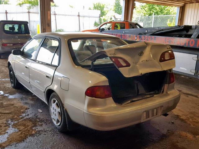 2T1BR12E2YC803939 - 2000 TOYOTA COROLLA VE SILVER photo 3