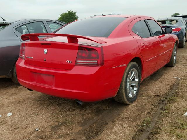 2B3KA53H97H674482 - 2007 DODGE CHARGER R/ RED photo 4