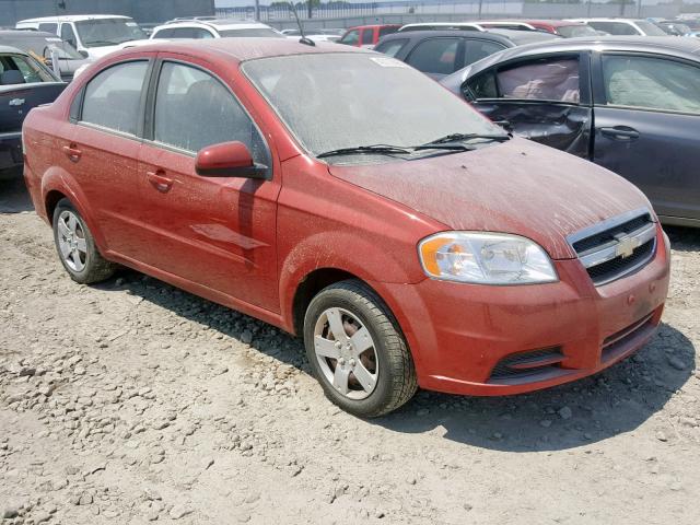 KL1TD5DE8AB120288 - 2010 CHEVROLET AVEO LS MAROON photo 1