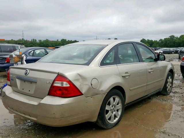 1MEFM41145G601597 - 2005 MERCURY MONTEGO LU TAN photo 4