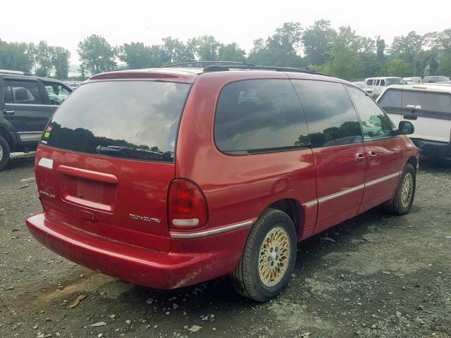 1C4GP64L7VB309638 - 1997 CHRYSLER TOWN & COU RED photo 4