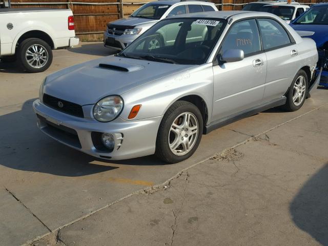 JF1GD29663G501112 - 2003 SUBARU IMPREZA WR SILVER photo 2