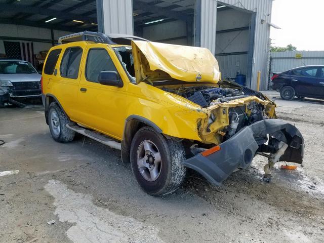 5N1ED28TX2C508932 - 2002 NISSAN XTERRA XE YELLOW photo 1