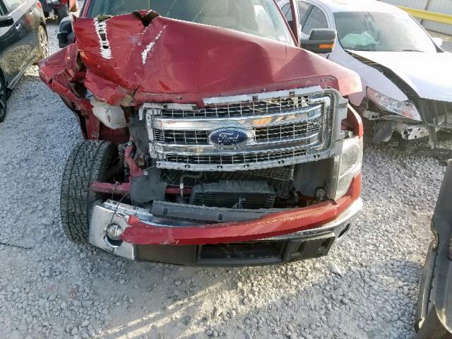 1FTFW1CTXEKF90224 - 2014 FORD F150 SUPER RED photo 7